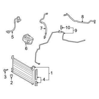 Lexus OE - Air Conditioner & Heater - Condenser, Compressor & Lines