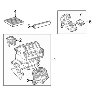 Lexus OE - Air Conditioner & Heater - Blower Motor & Fan
