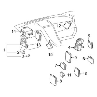 Lexus OE - Electrical Components (Instrument Panel)