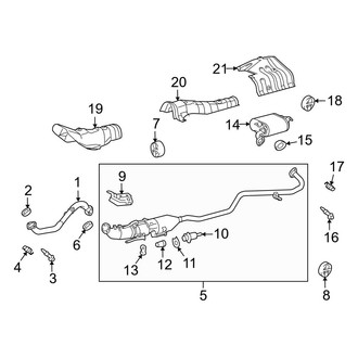 Lexus OE - Exhaust System - Exhaust Components