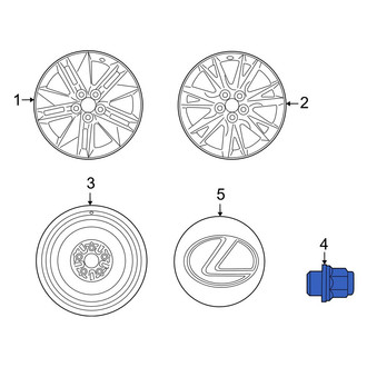 Lexus OE - Wheel Lug Nut