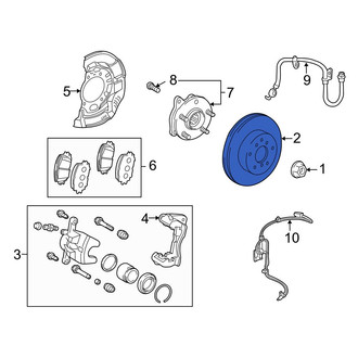 Lexus OE - Front Disc Brake Rotor