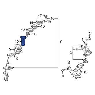 Lexus OE - Front Suspension Strut Bellows