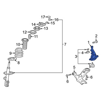 Lexus OE - Front Right Steering Knuckle