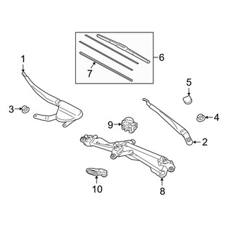 Lexus OE - Windshield - Wiper Components