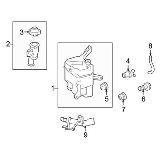 Lexus OE - Windshield - Washer Components (W/O Headlamp Washer)