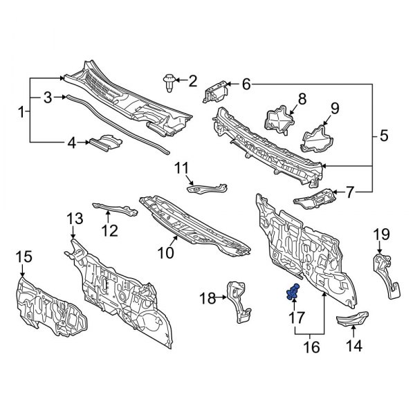 Cowl Insulator Clip