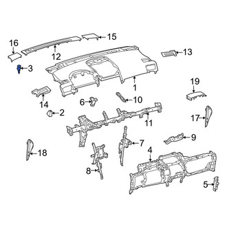 Lexus OE - Instrument Panel Clip