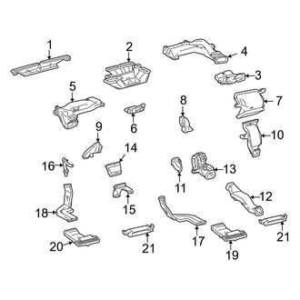 Lexus OE - Instrument Panel - Ducts
