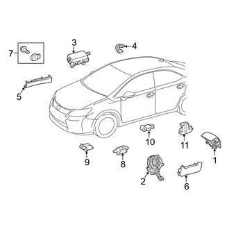 Lexus OE - Restraint Systems - Air Bag Components (Front Air Bag Components)