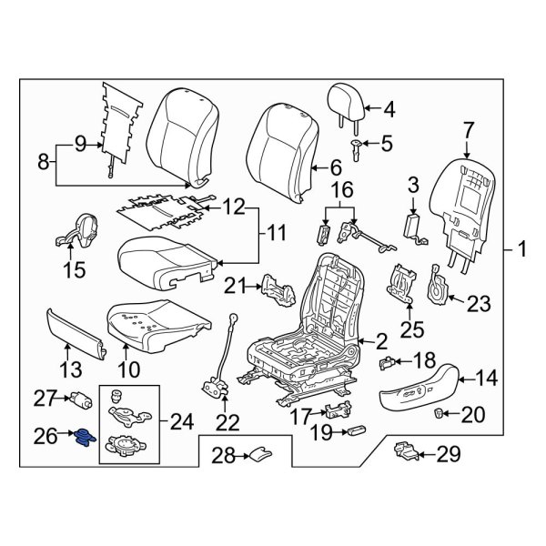 Climate Controlled Seat Duct