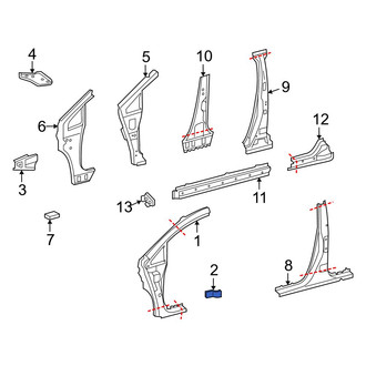 Lexus OE - Body A-Pillar Bracket
