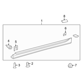 Lexus OE - Pillars, Rocker & Floor - Exterior Trim