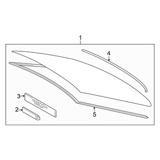 Lexus OE - Back Glass - Glass