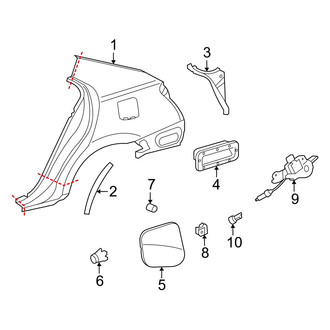 Lexus OE - Quarter Panel & Components