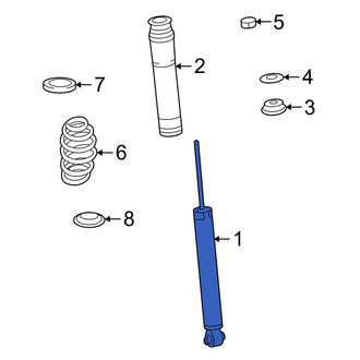Lexus OE - Rear Suspension Shock Absorber