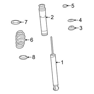 Lexus OE - Rear Suspension - Shocks & Components