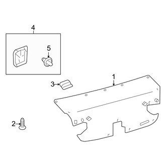 Lexus OE - Trunk Lid - Interior Trim