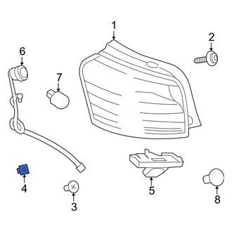 Lexus OE - Roof Molding Clip