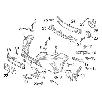 Lexus OE - Front Bumper - Bumper & Components