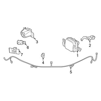 Lexus OE - Front Bumper - Electrical Components (Base)