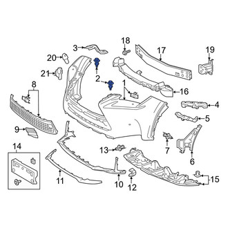 Lexus OE - Bumper Cover Retainer