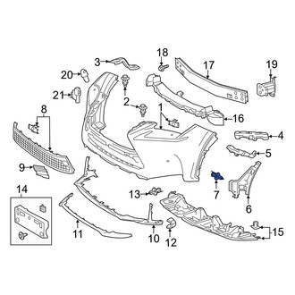 Lexus OE - Lower Bumper Cover Retainer