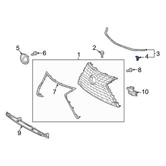 Lexus OE - Door Window Belt Weatherstrip Clip