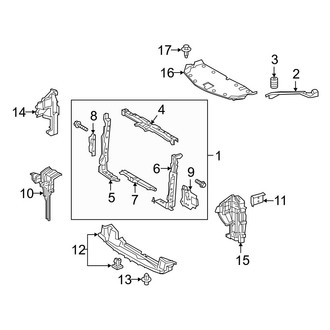 Lexus OE - Radiator Support
