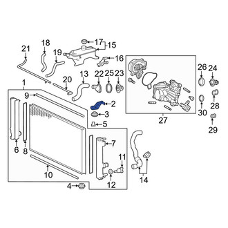 Lexus OE - Radiator Mount Bracket