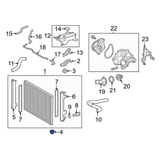 Lexus OE - Upper Radiator Insulator