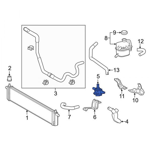 Drive Motor Inverter Cooler Water Pump