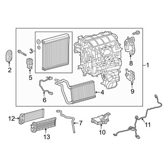 Lexus OE - Air Conditioner & Heater - Evaporator & Heater Components