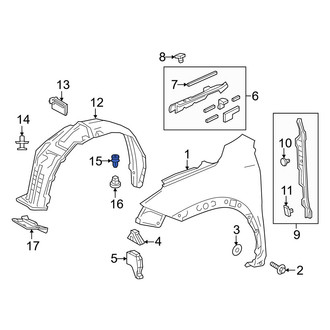 Lexus OE - Fender Liner Grommet