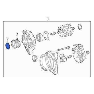 Lexus OE - Alternator Pulley Cap