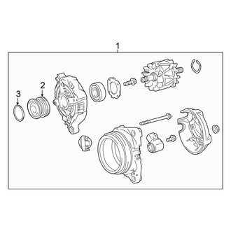 Lexus OE - Electrical - Alternator (2.5L)