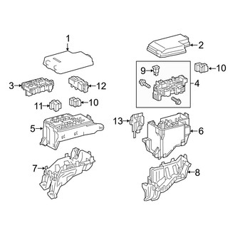 Lexus OE - Electrical - Fuse & Relay (Engine Compartment)
