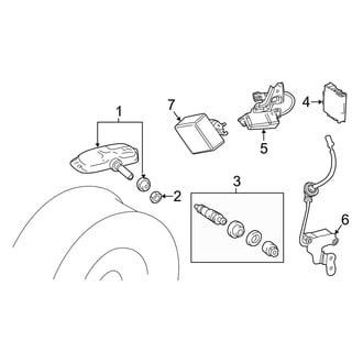 Lexus OE - Electrical - Tire Pressure Monitor Components
