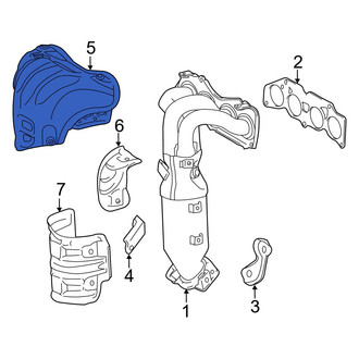 Lexus OE - Upper Exhaust Manifold Heat Shield