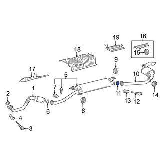 Lexus OE - Exhaust Muffler Bolt