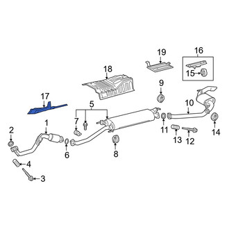 Lexus OE - Front Floor Pan Heat Shield