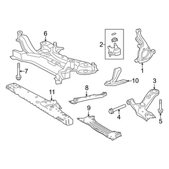 Lexus OE - Front Suspension - Suspension Components