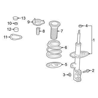 Lexus OE - Front Suspension - Struts & Components