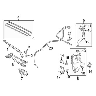 Lexus OE - Windshield - Wiper & Washer Components