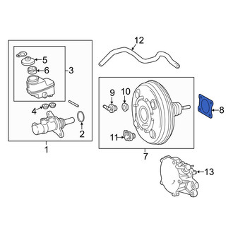 Lexus OE - Brake Master Cylinder Gasket