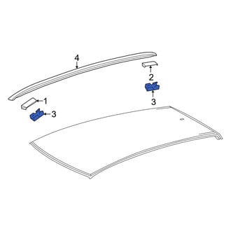 Lexus OE - Roof Molding Clip