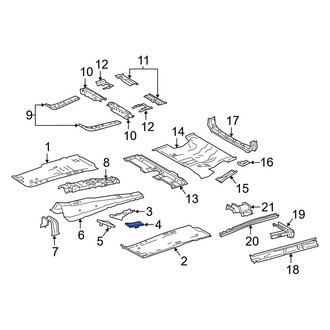Lexus OE - Front Left Forward Floor Extension