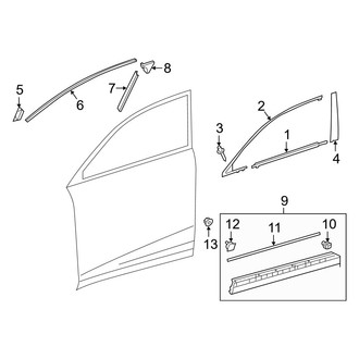 Lexus OE - Front Door - Exterior Trim