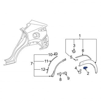 Lexus RX OEM Fenders | Factory Front & Rear Fenders — CARiD.com