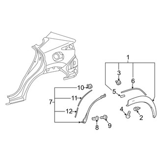 Lexus OE - Quarter Panel - Exterior Trim